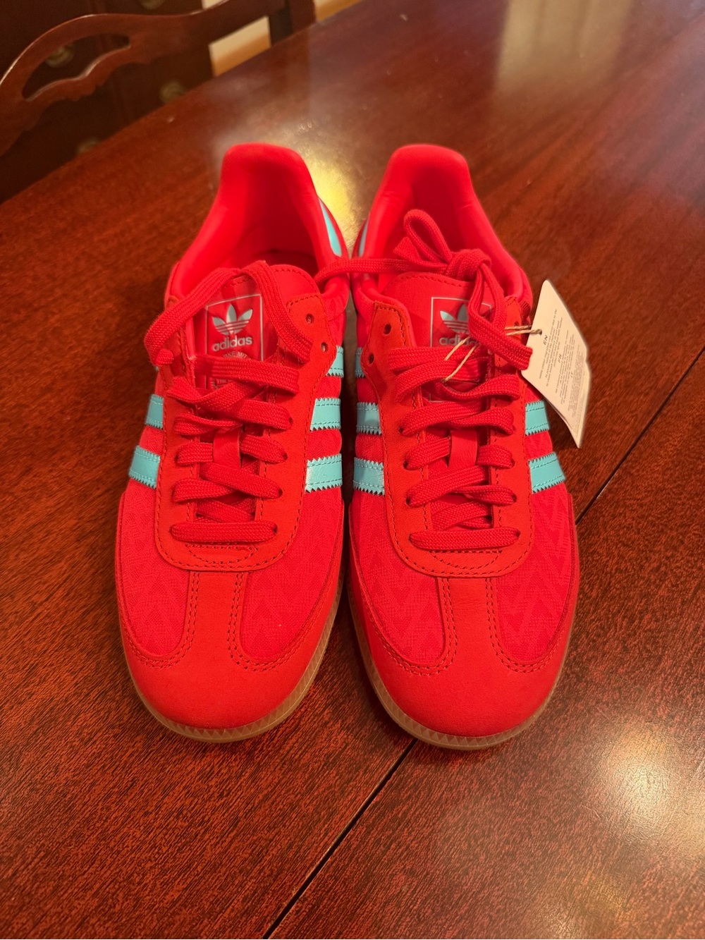 NWT adidas Samba OG
Red Pulse Aqua (Women's 6.5) - Picture 2 of 7